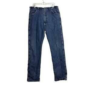 Wranglers fleece lined insulated jeans mens 36x36 heavy duty outdoor workwear